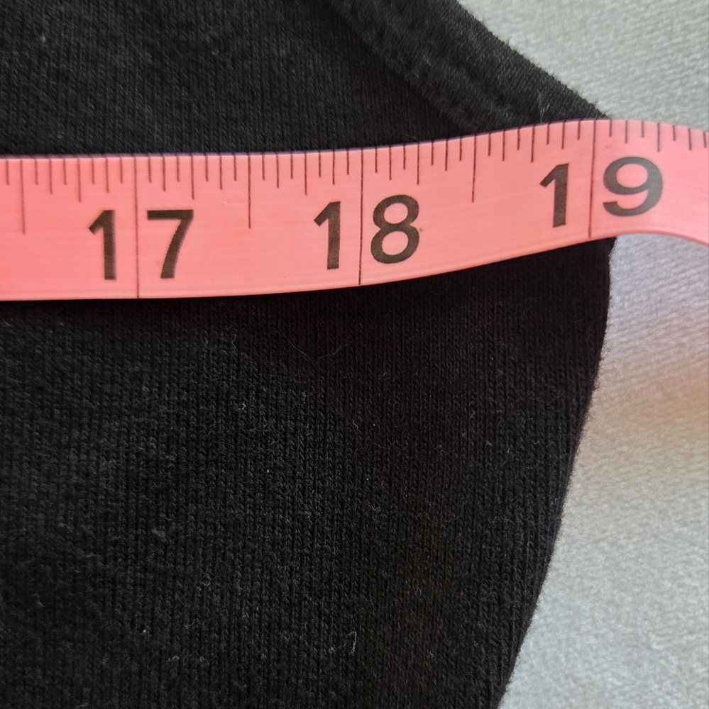 🏷️Michael Stars Norah Sleeveless Knit Stretch Black Polo Size 1X - Picture 7 of 9